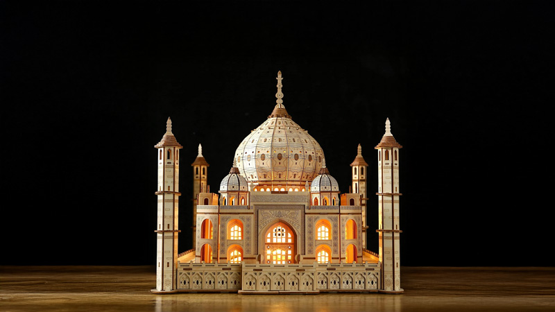 Taj Mahal Model 3D Wooden Puzzle_Description_2