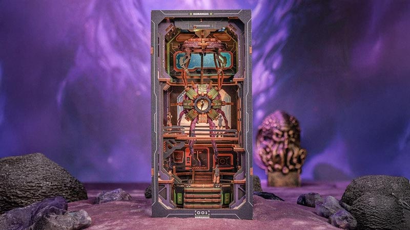 The Eye Of Old God Book Nook Miniature Dollhouse_Description_1