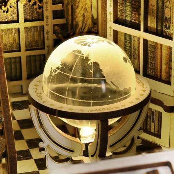 The Gods' Library Book Nook Miniature Dollhouse_Description_3