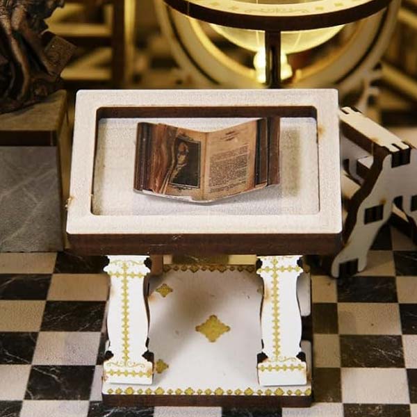 The Gods' Library Book Nook Miniature Dollhouse_Description_5