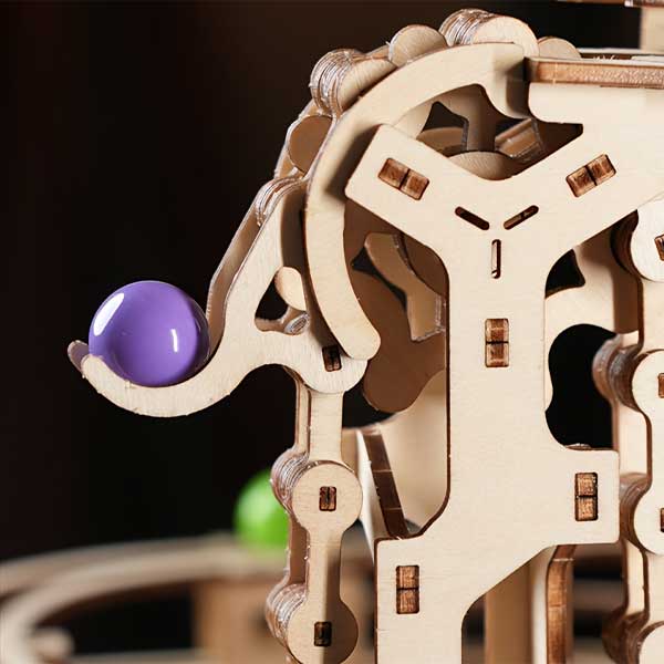Time Tunnel Marble Run 3D Wooden Puzzle_Description_2