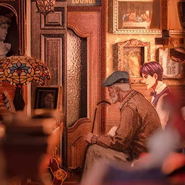 Train Mystery Book Nook Miniature Dollhouse_Description_6