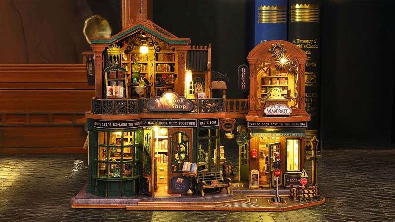 Twilight Bookstore DIY Miniature Dollhouse_Description_1