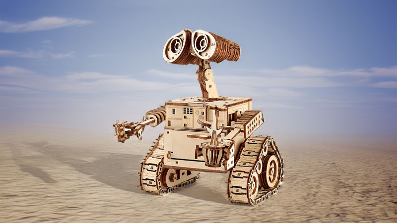 Wall E Robot 3D Wooden Puzzle_Description_2