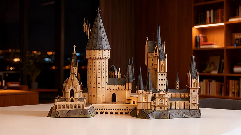 Hogwarts Castle 3D Wooden Puzzle_Description_1
