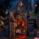 Spire Of The Wyrm Book Nook Miniature Dollhouse_5