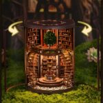 Wisdom Rings Book Nook Miniature Dollhouse_4