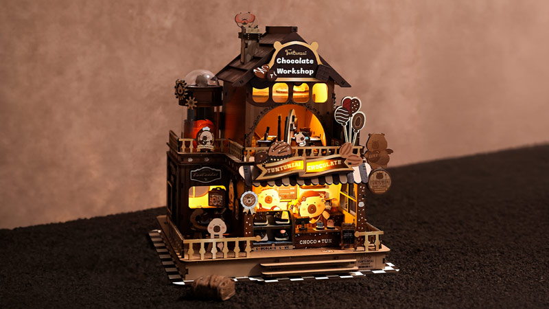 Chocolate Workshop 3D Wooden Puzzle_Description_1