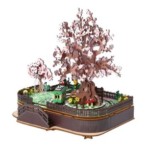 Cherry Blossom Tree 3D Wooden Puzzle_1