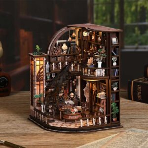 Bacchus Bookstore DIY Miniature Dollhouse_2