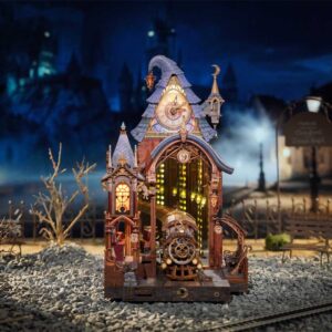 Magic Platform Book Nook Miniature Dollhouse_2