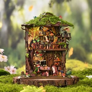 Forest Tea Book Club DIY Miniature Dollhouse_2