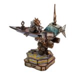 Mechanical Warship 3D Wooden Puzzle_1