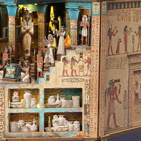 Hall Of Eternity Book Nook Miniature Dollhouse_Description_7