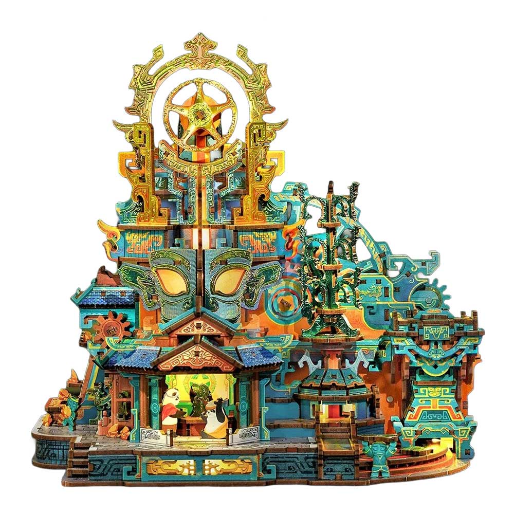 Bronze Workshop 3D Wooden Puzzle_1 Bronze Workshop 3D Wooden Puzzle_1