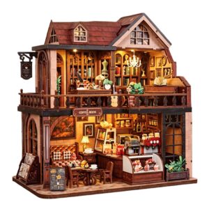 Norren Book Cafe DIY Miniature Dollhouse_1