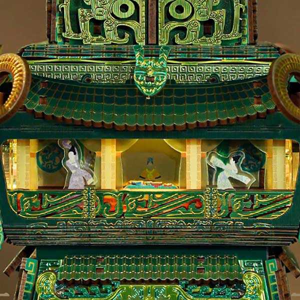 Four Ram Square Zun 3D Wooden Puzzle_Description_5