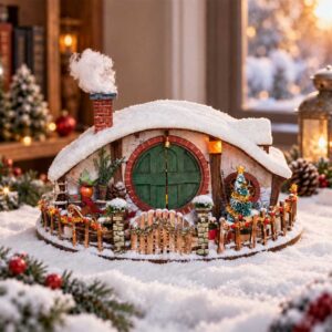 Magic Ring Snow House DIY Miniature Dollhouse_2