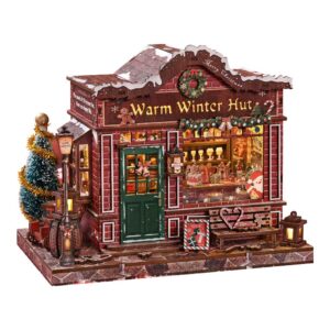 Warm Winter Hut DIY Miniature Dollhouse_1