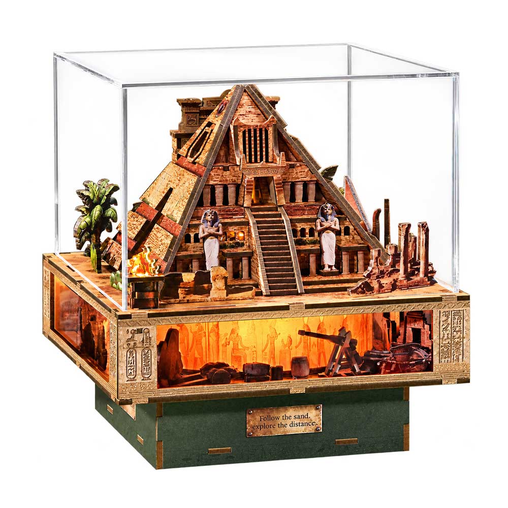 Desert Secret Journey Book Nook Miniature Dollhouse_1