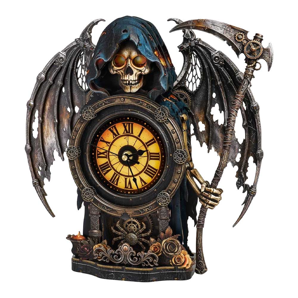 Grim Reaper Clock 3D Wooden Puzzle_1