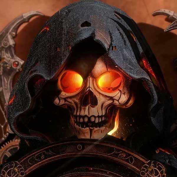 Grim Reaper Clock 3D Wooden Puzzle_Description_3